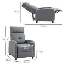 HOMCOM Sofas & Couches - Grey - View 2