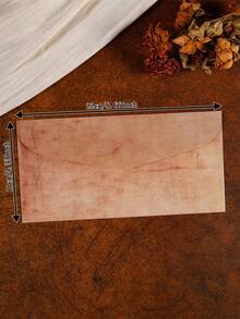 10pcs Vintage Style Envelopes With Floral Pattern, Ideal For Wedding Invitations, Baby Shower Invites, Stationery Set - Multicolor - View 2