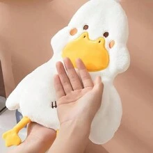 1條可愛卡通小鴨款吸水手巾 - 白色 - 查看 1