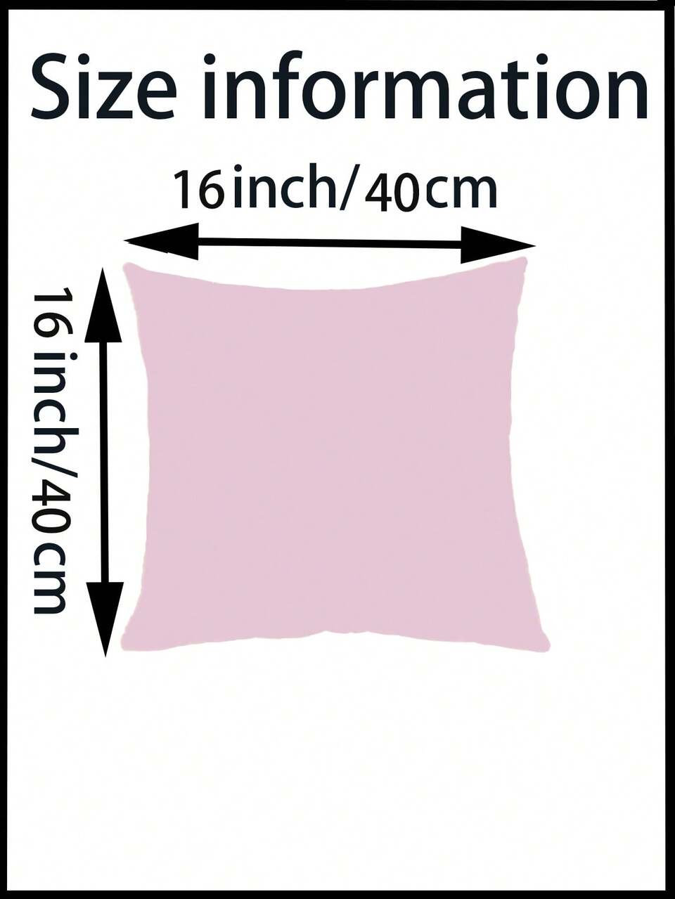 Plain Plush Cushion Cover Without Filler