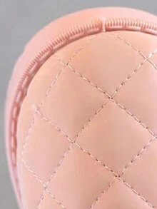 冬季新款韓版防水厚保暖雪地靴,適用於兒童 - 粉色 - 查看 3