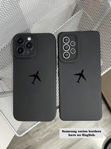 1個帶掛繩的黑色tpu塗裝手機殼,適用於iphone和三星手機 - 彩色 - 查看 6