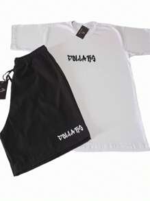 Men Two-Piece Outfits - 黑色 - 查看 1