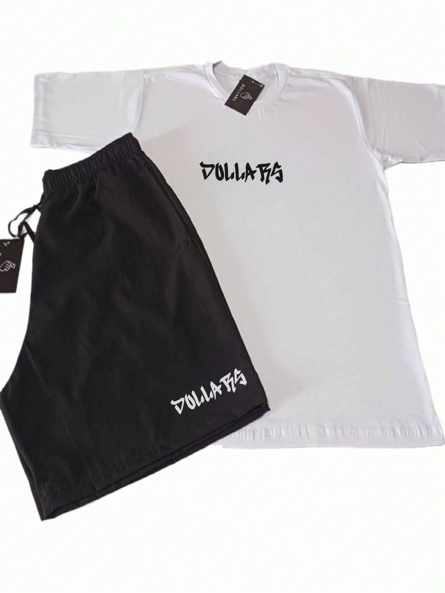 Men Two-Piece Outfits - 黑色 - 查看 1