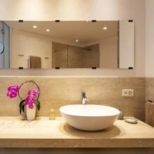 Pack Of 10 U Angle Brackets, Wall Mount Hooks, Heavy Duty, Ceramic Tiles, Wall Hooks, Flat J Hooks For Bathroom, Kitchen, Garage - Silver - View 7