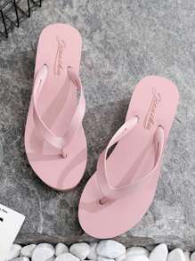 女士簡約風格eva海灘拖鞋,搭配tpr防滑底