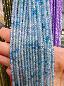 1條組160顆2*3mm超閃耀的人造鑽石珠子,鑽石切割表面diy首飾配件半成品 - 2*3mm - 查看 12
