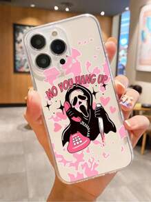 1 ốp lưng điện thoại Ghost, chống sốc, mềm mại, tương thích với iPhone 16/16Plus/16 Pro/16Pro Max/15/15 Plus/15 Pro/15 Pro Max/14 Pro Max/14 Pro/14 Plus/14/13Pro Max/13pro/13/13mini/SE3/7/8/SE2/12 Pro Max/12 Pro/12/12 Mini/11 Pro Max/11 Pro/11/XR/XS Max/X/XS/7p/8p, phiên bản quốc tế, không phải phiên bản nội địa. - Trong sáng - Xem 1