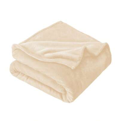 Solid Color Minimalist Plush Multi-Functional Blanket