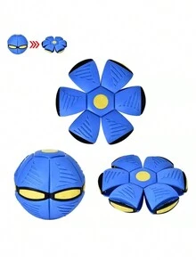 新品有趣的魔術ufo彈跳球壓力減輕玩具,適合青少年互動玩樂 - 紅色 - 查看 6