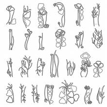 1 件花卉和植物組合,26 種款式,碳鋼金屬壓花紙切割刀片模具,清新風格,diy 剪貼簿相冊,裝飾壓花工具 - 銀色P - 查看 6