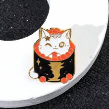 創意貓形胸針,動物背包配件有趣徽章,適合動物愛好者作為朋友禮物 - 彩色 - 查看 8