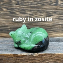 1只天然水晶手工雕刻的睡貓擺件,適用於時尚和療癒之用 - 一件天然水晶手工雕刻睡貓工藝時尚療癒擺件 - 查看 9