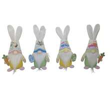 1pc Easter No Face Doll Rabbit Plush Figurine Home Decor, Random Color/Style - Multicolor - View 5