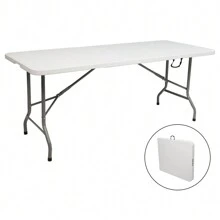 Outdoor Dining Tables - White - View 7
