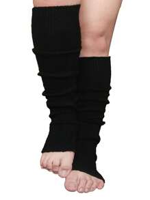 Calentadores Para Piernas Unisex, Invierno, Frío, Para Caballero, Para hombre - Negro - Ver 2