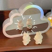 1pc，云朵郁金香小夜灯，手工制作，发光LED台灯，家居卧室装饰，创意生日礼物，DIY手工制作的圣诞节生日礼物，需要自行购买电池，户外灯 - 彩色 - 查看 4