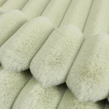 1入綠色圓形綴鑲毛巾條織布地毯,簡單純色圓形設計,易於清潔,柔軟舒適且厚實,裝飾浴室,椅子,床邊和客廳,有多種顏色和尺寸可供選擇 - 綠色 - 查看 7