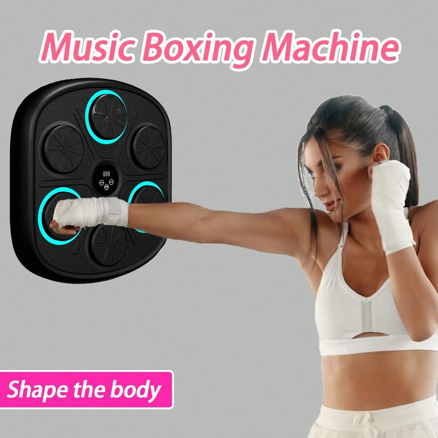 Máquina De Boxeo De Música Inteligente - Negro - Ver 1