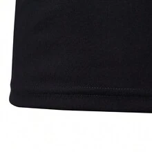 Playera Tipo Polo Manga Larga Moda Slim Fit Calidad - Negro - Ver 4