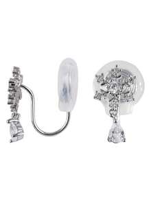 2023新款雪花夾式耳環,女性般配品非穿孔耳部附件,附有防蚊托盤,高档獨特設計,適合秋冬時節 - 銀針耳釘 - 查看 5