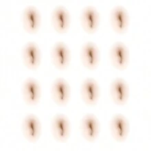 1 張女女孩肚臍紋身貼,夏季防水仿肚臍化妝臨時紋身貼,看起來又高又腿長 - 杏色 - 查看 4