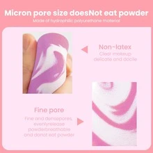 6 cái Màu kép Cầu vồng Bọt biển trang điểm - Nhiều màu - Xem 3