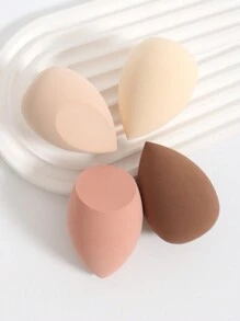 4件套化妆海绵套装，适用于液体、膏状、粉状化妆品，多色美妆蛋，不含乳胶，双用途粉底液涂抹器，适合所有肤质，可用于化妆、家居装饰、梳妆台、旅行、卧室等场合，是化妆配件的理想之选。产品标签：粉扑、美妆蛋、粉扑、化妆海绵、圣诞礼物、化妆工具、便宜好物、礼品、女士礼品、圣诞礼物、赠品、旅行必备。 - 彩色 - 查看 3