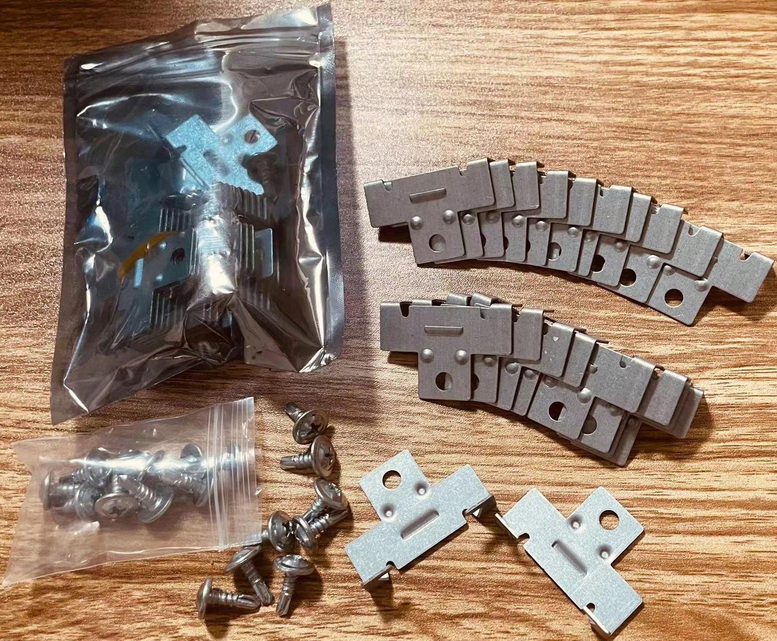 20 Pcs Retrofit Recessed Downlight Housing C Clips With Self Tapping