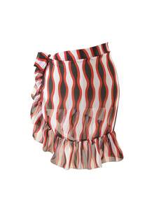 Comfortable Beach Sarong Skirt, Adjustable Women's Beach Sarongs - Red - View 4