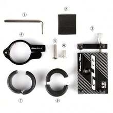 鋁合金自行車手機支架騎行手機架智能電動自行車手機支架電動車支架 - 黑色 - 查看 10