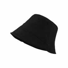 1pc Suede Bucket Hat For Women, Ins Style Bucket Hat To Flatter Your Face Shape In Spring/Autumn - Khaki - View 5