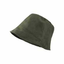 1pc Suede Bucket Hat For Women, Ins Style Bucket Hat To Flatter Your Face Shape In Spring/Autumn - Khaki - View 7
