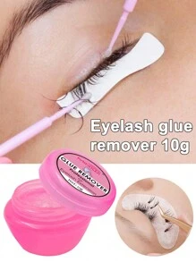 專業睫毛延長器眼睫毛膠水卸妝膏10克低刺激卸妝劑,快速去除接髮,無痛的睫毛延長膠水卸妝劑