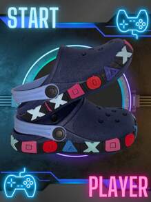 Kids Fashion Slippers - 藍色 - 查看 2