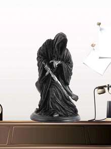 1pc Lord Of The Rings Nazgul Ringwraiths Statue Handicraft Model Action Figure Scene Resin Gift - Black - View 7