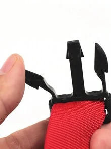 1 Pieza De Hebilla De Correa Para Mochila Antideslizante Diy Accesorios Para Mochila Hebilla De Bolsa Y Correa De Equipaje Con Hebilla De Liberación - Rojo - Ver 4
