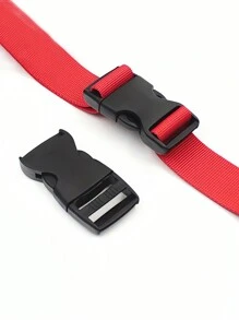 1 Pieza De Hebilla De Correa Para Mochila Antideslizante Diy Accesorios Para Mochila Hebilla De Bolsa Y Correa De Equipaje Con Hebilla De Liberación - Rojo - Ver 3