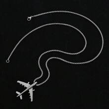 Máy bay Vòng cổ mặt dây chuyền , Đơn giản Và Linh hoạt Thép Titan Dây chuyền , Cá nhân hóa Hip-hop Nam Và Của phụ nữ Thép không gỉ Áo len Chuỗi Phụ kiện - dây chuyền mặt hình máy bay - Xem 8