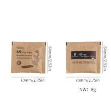 1pc 69% Cigar Humidity Control Pack, Cigar Moisturizing Bag, 8g Portable Humidifying Liquid Included - Multicolor - View 6