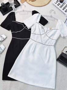 Women Jumpsuits - 黑色 - 查看 2