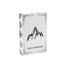 Baraja De Cartas Luna Lenormand Con Estilo De Dibujo A Mano Alzada Raro Para Juegos De Mesa, Diseño Conciso - Blanco - Ver 5