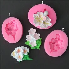 Molde De Silicona Con Forma De Flor Para Manualidades, Color Aleatorio, 1 Unidad - Multicolor - Ver 9