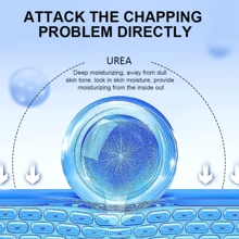 2 件裝 42% 尿素和 2% 水楊酸手足護理膏,深層保濕和修復手腳嚴重乾燥和龜裂的皮膚 - 粉色 - 查看 10