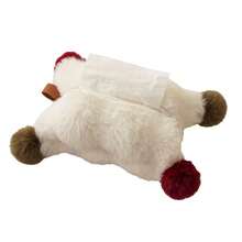 1pc Random Color Plush Cloth Tissue Bag, Lovely Fabric Car Tissue Box For Living Room, Office, Car - Random - View 5