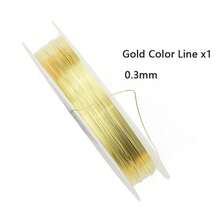 22入/300入合金珠子蓋,跳環和龍蝦扣帶鑲有鑽石球頭針,diy手鍊項鍊配件製作套件,金色/銀色 - 一包 - 查看 19