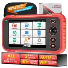 最新的launch Crp123e Plus Obd2掃描儀,支援所有系統診斷工具,兩年免費wi-fi升級,abs/srs/tcm/engine - 黑紅色 - 查看 1