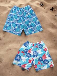 3 Piezas Bermudas playa hombre vaciones unitalla diseños al azar - Multicolor - Ver 4