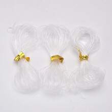 5m at Pha lê trong suốt Sợi dây Bungee Cord Đồ trang sức Hạt Sợi dây Phụ kiện trang sức DIY Đồ trang sức Kết cườm Chất liệu - Trong sáng - Xem 1