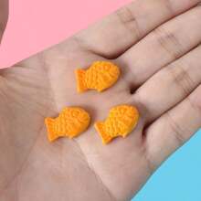 魚形餅乾和鯛魚燒 Diy 玩具食品配件 適用於奶油粘土文具盒、家居裝飾